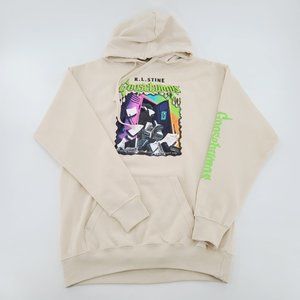 Goosebumps R. L. Stine Hoodie Pullover Beige